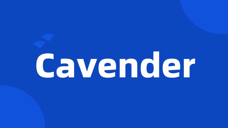 Cavender