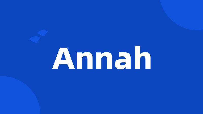 Annah