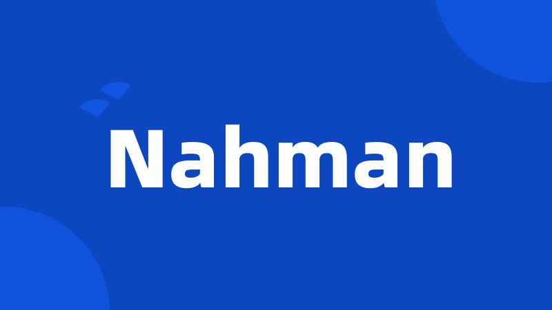 Nahman