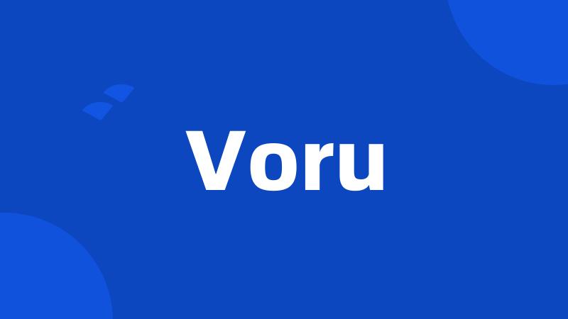 Voru