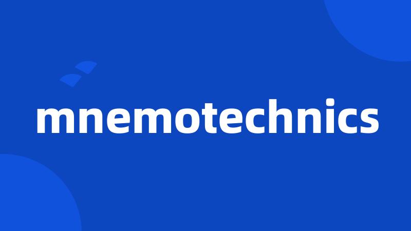 mnemotechnics