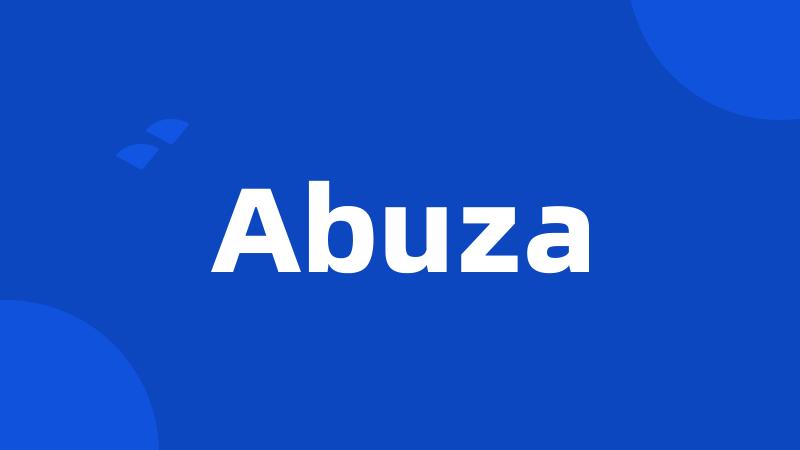 Abuza