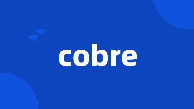 cobre