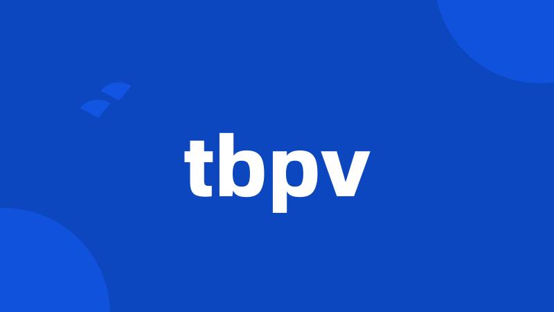 tbpv