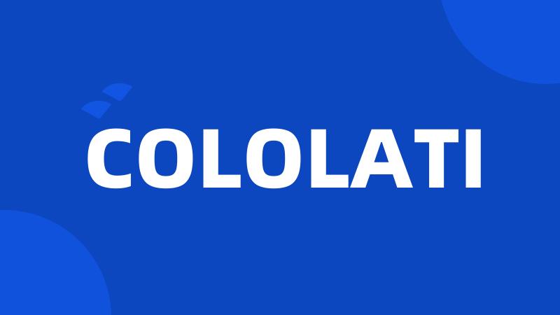 COLOLATI