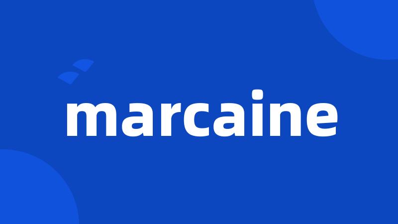 marcaine