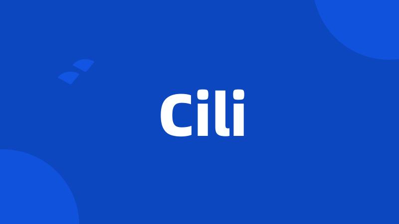 Cili