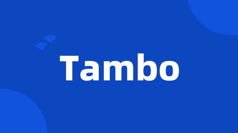 Tambo