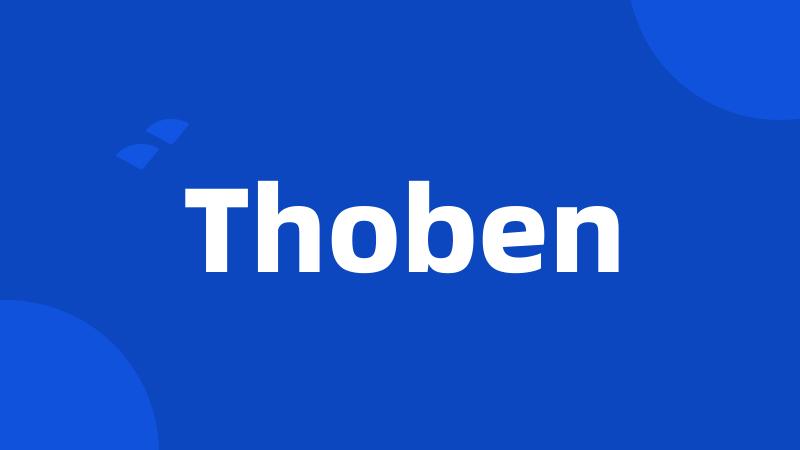 Thoben