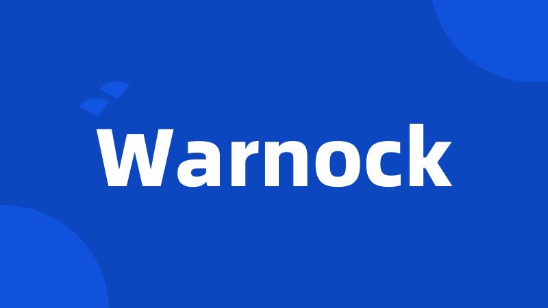 Warnock