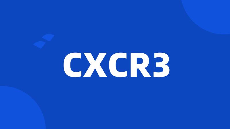 CXCR3