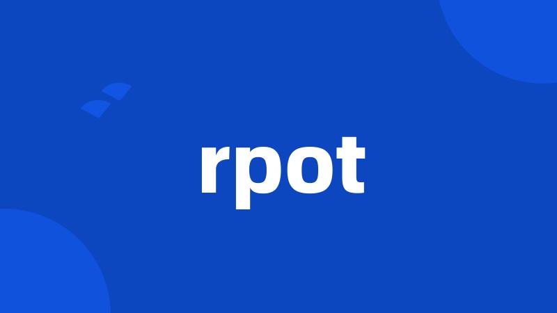 rpot