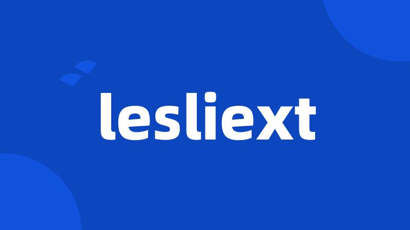 lesliext