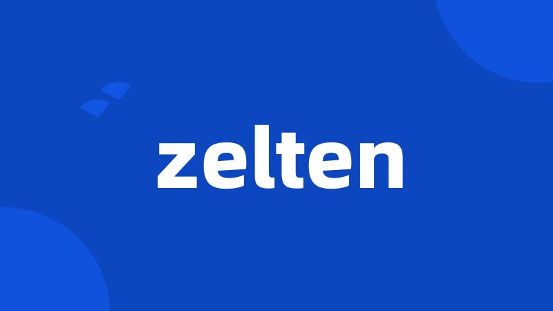 zelten