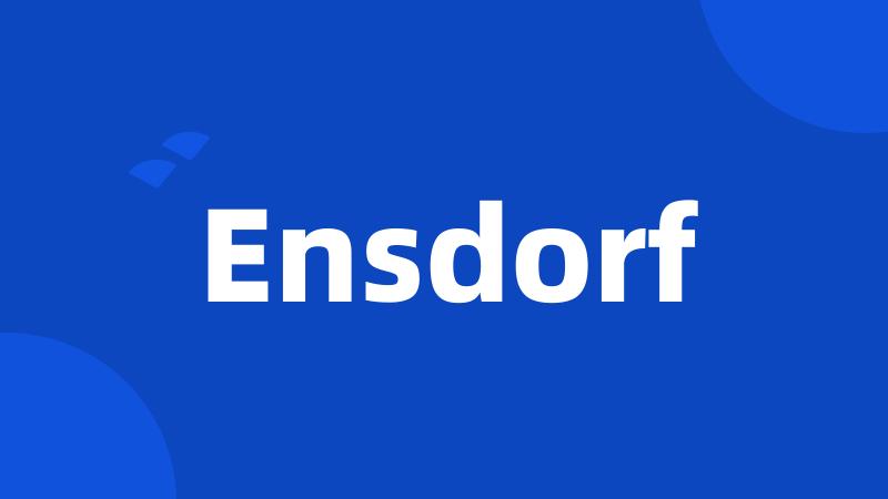 Ensdorf