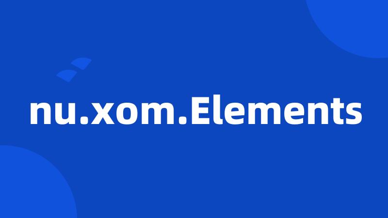 nu.xom.Elements