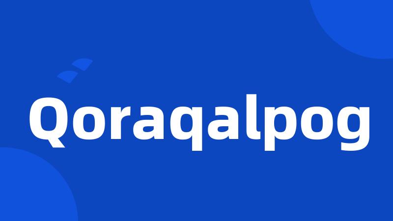 Qoraqalpog