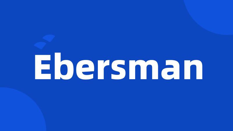 Ebersman