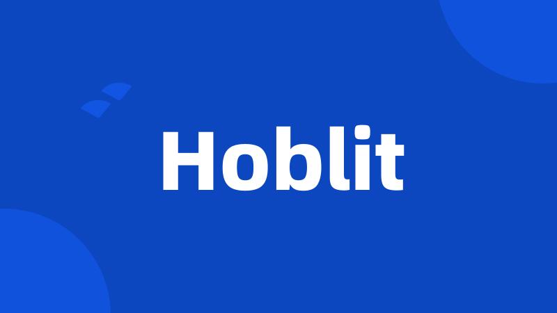 Hoblit