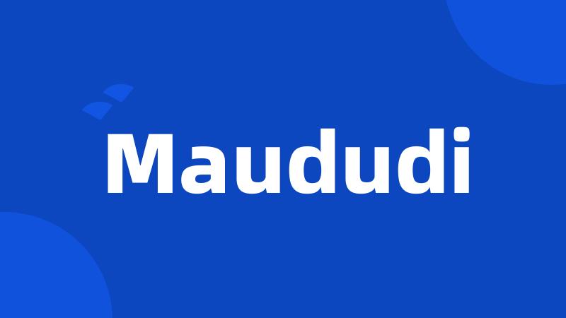 Maududi