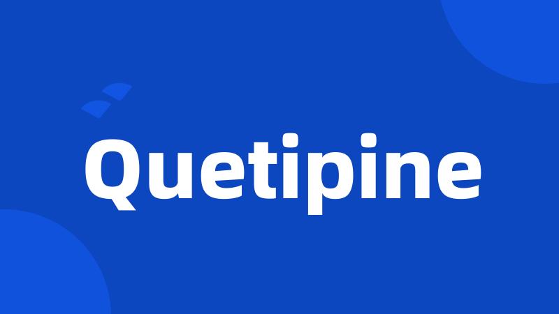 Quetipine