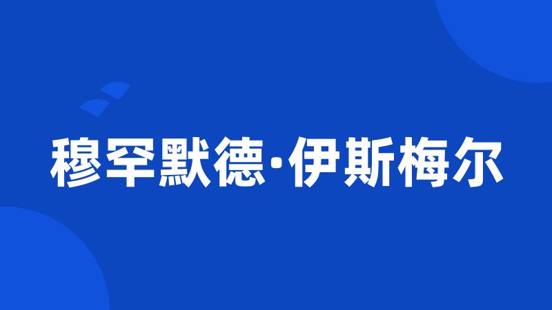 穆罕默德·伊斯梅尔