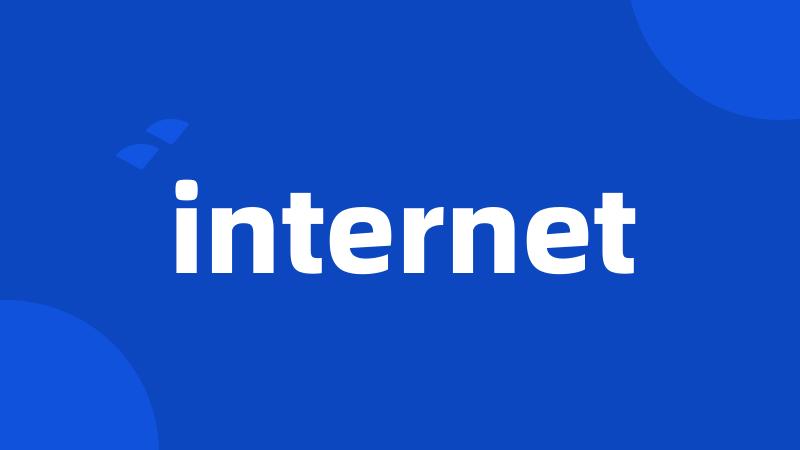 internet