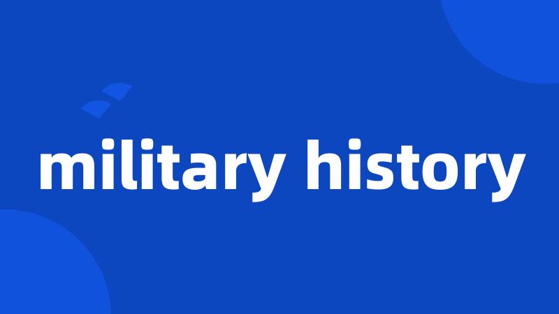 military history