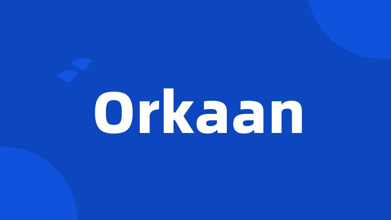 Orkaan