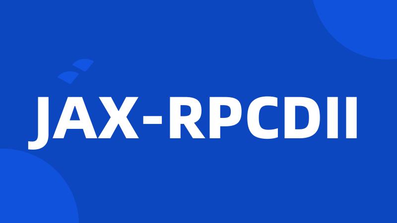 JAX-RPCDII