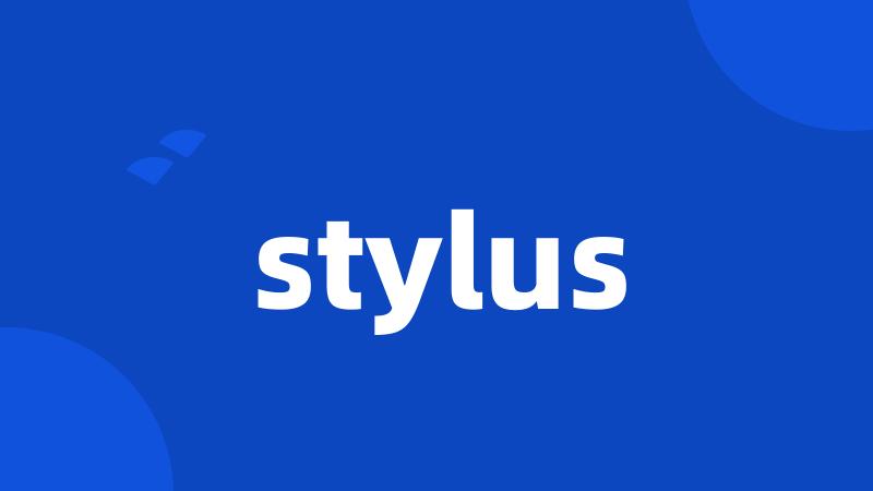 stylus