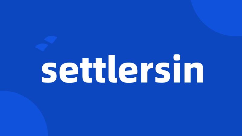 settlersin