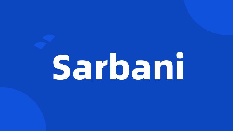 Sarbani