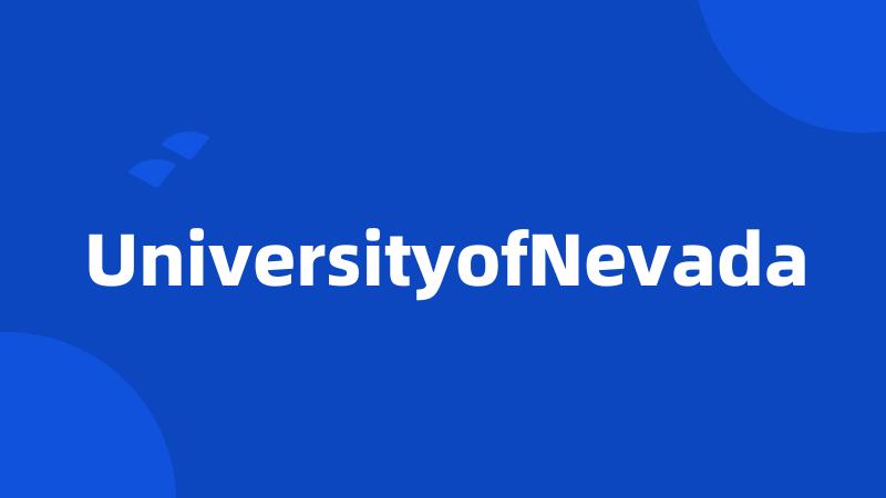 UniversityofNevada