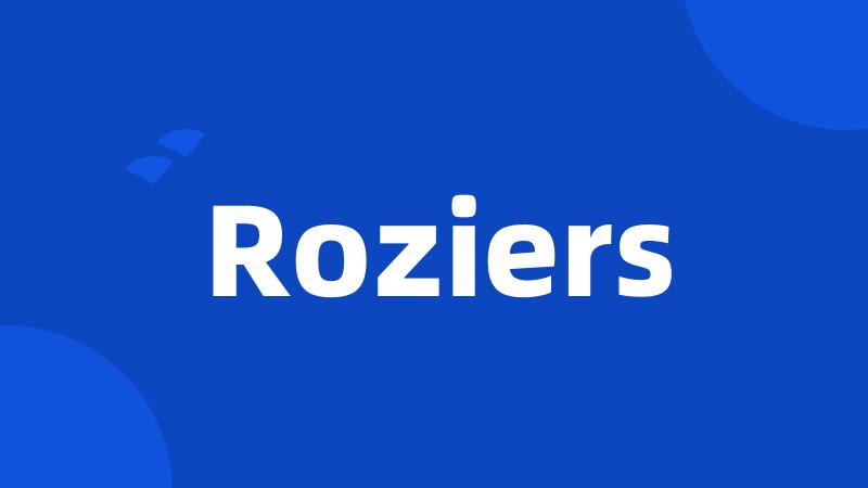 Roziers