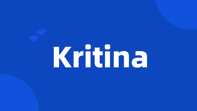 Kritina