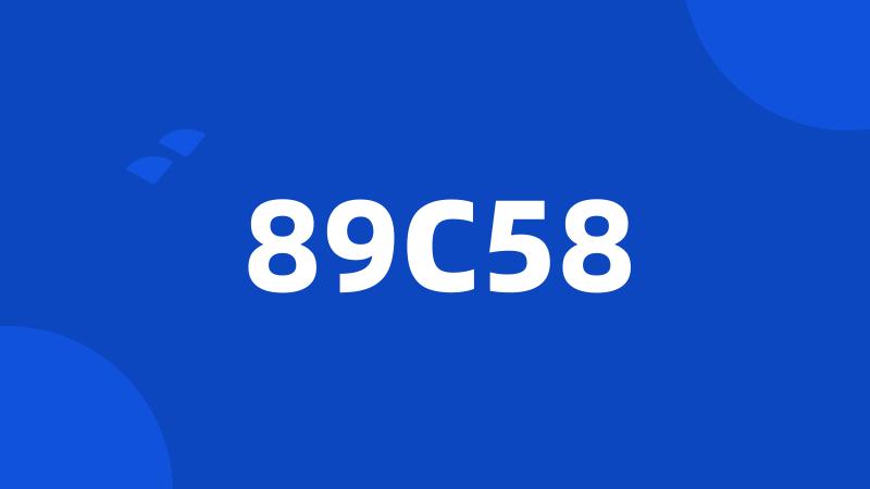 89C58