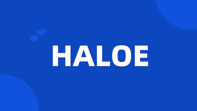 HALOE