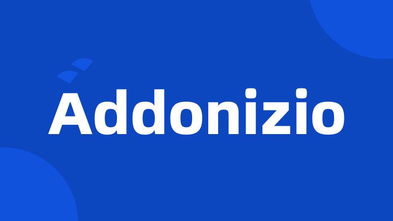 Addonizio