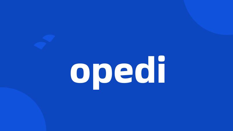 opedi