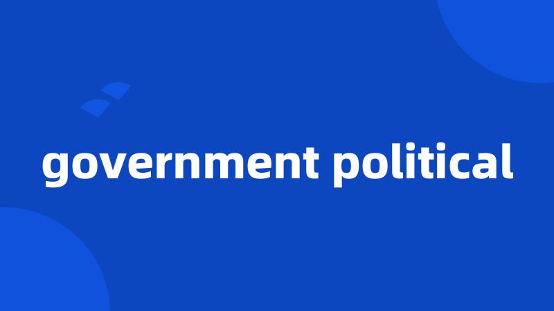 government political