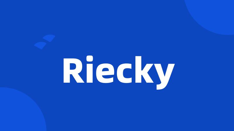 Riecky