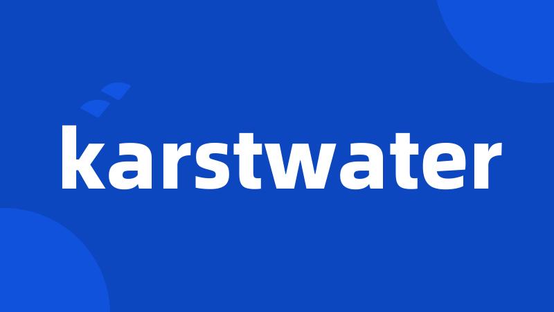 karstwater