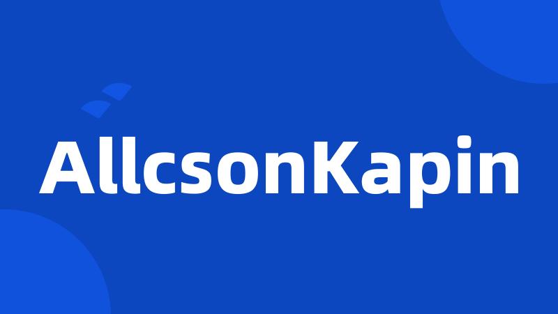 AllcsonKapin