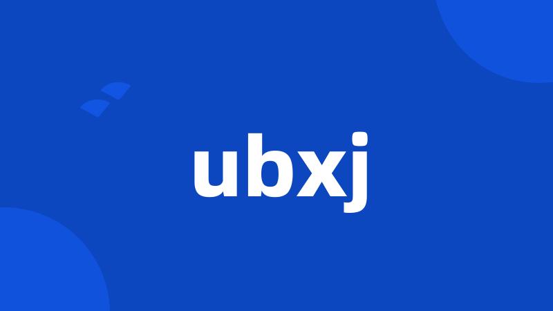 ubxj