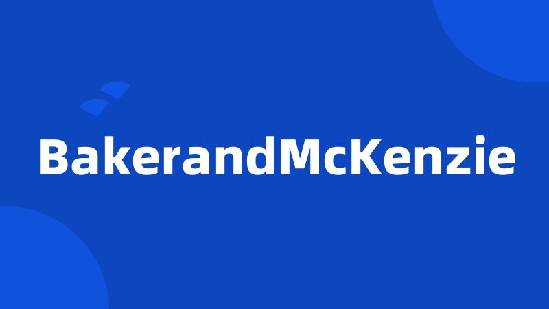 BakerandMcKenzie