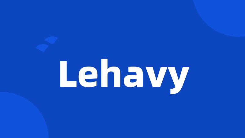 Lehavy