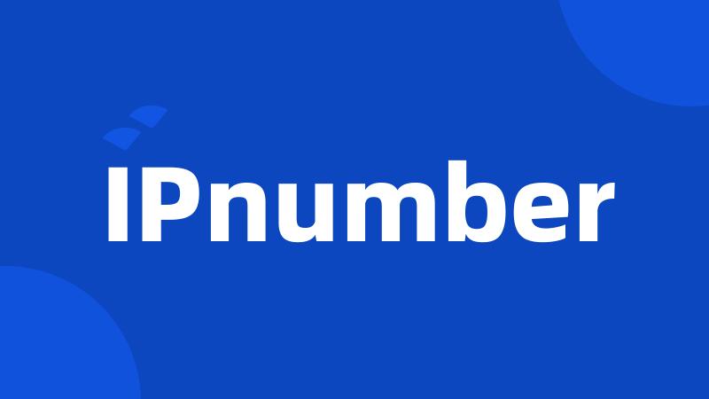 IPnumber