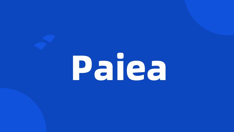 Paiea