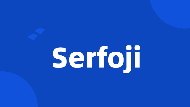 Serfoji